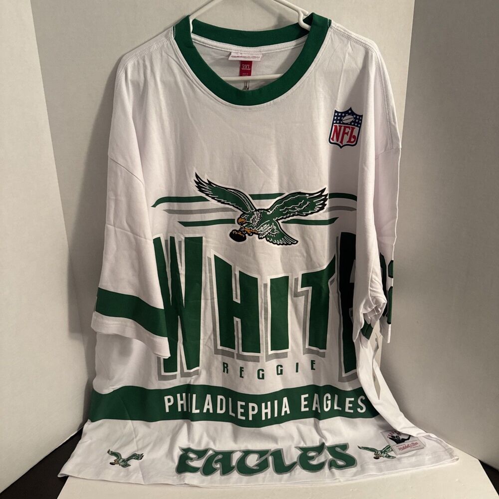 NEW Mitchell & Ness Philadelphia Eagles Reggie White Shirt Mens 3XL NWT